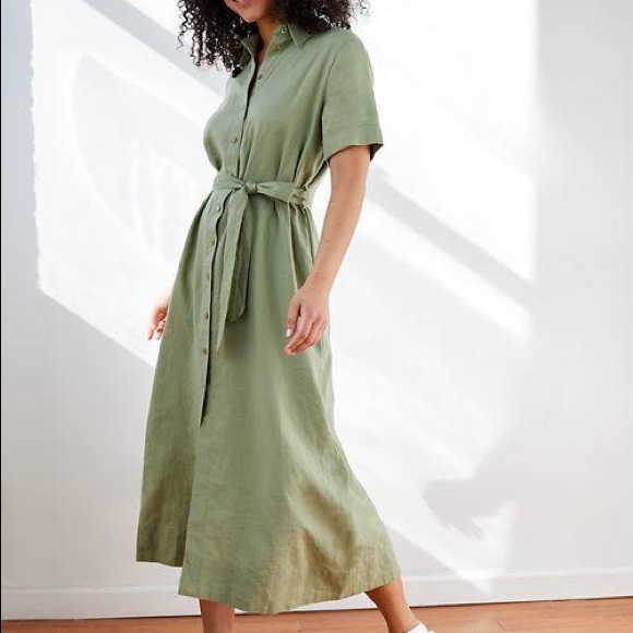 Aritzia Eleta Linen Dress